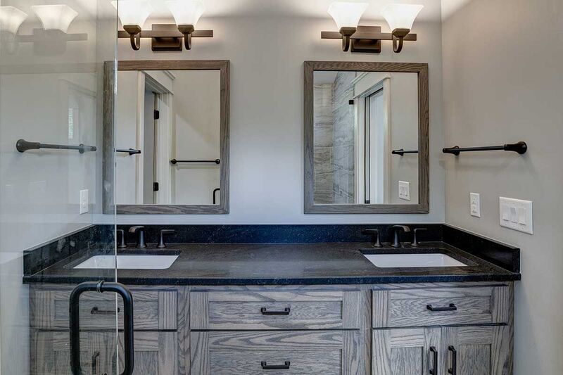 Custom bathroom by Wanoca Builders in Asheville, NC - photo 1