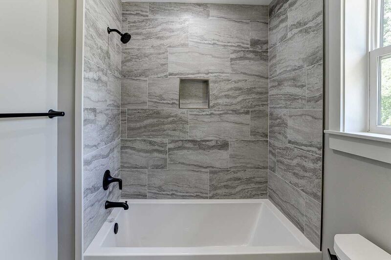 Custom bathroom by Wanoca Builders in Asheville, NC - photo 1