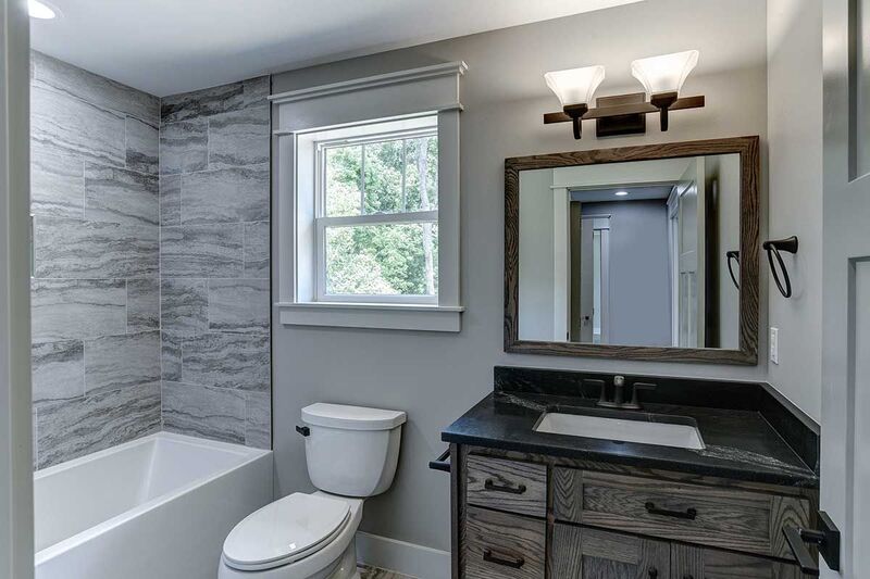 Custom bathroom by Wanoca Builders in Asheville, NC - photo 1