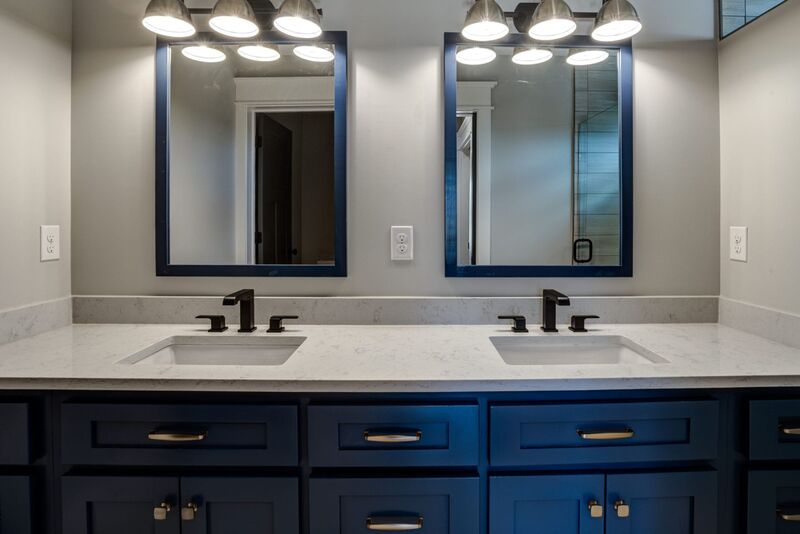 Custom bathroom by Wanoca Builders in Asheville, NC - photo 1