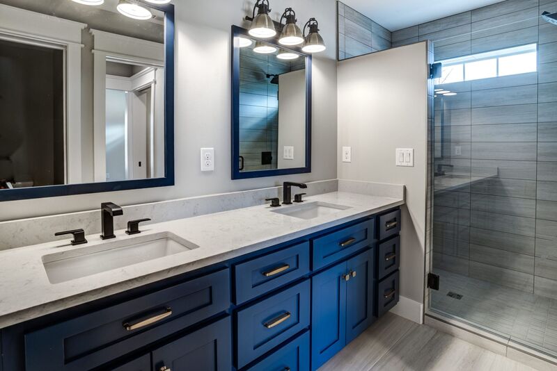 Custom bathroom by Wanoca Builders in Asheville, NC - photo 1