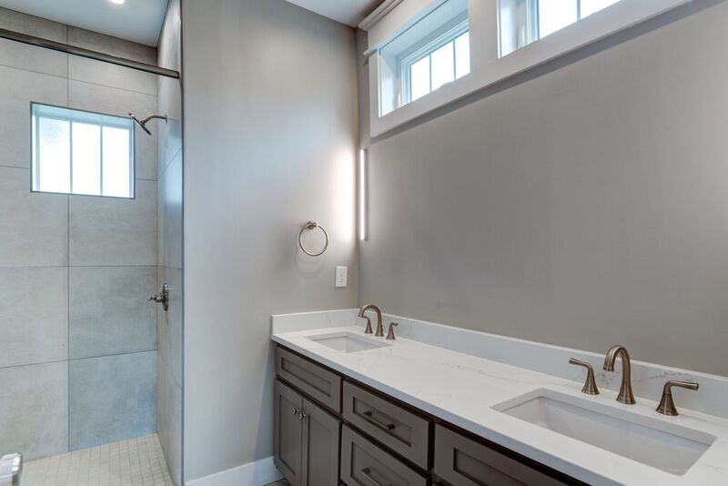 Custom bathroom by Wanoca Builders in Asheville, NC - photo 1