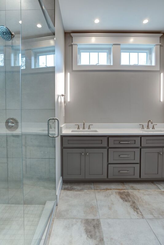 Custom bathroom by Wanoca Builders in Asheville, NC - photo 1