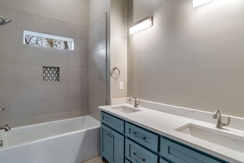 Custom bathroom by Wanoca Builders in Asheville, NC - photo 1
