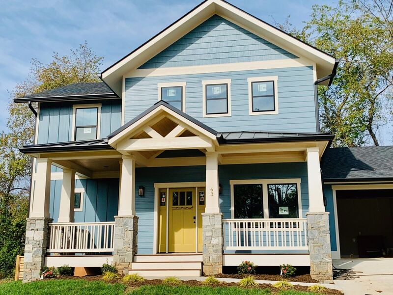 Custom home exterior by Wanoca Builders in Asheville, NC - photo 1
