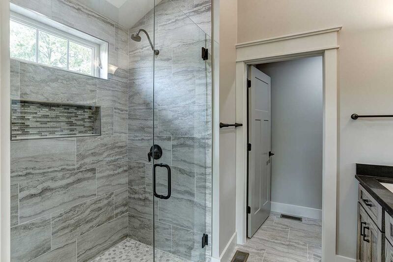 Custom bathroom by Wanoca Builders in Asheville, NC - photo 1